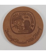 Vintage 1981 National Jamboree Virginia Leather Boy Scouts BSA Backpack ... - $16.04 CAD