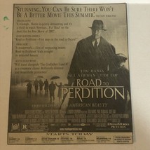 Road To Perdition Movie Print Ad Tom Hanks Paul Newman Jude Law  Tpa2 - £4.73 GBP