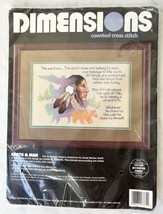 Dimensions Earth &amp; Man Native American Linda Powell Counted Cross Stitch... - £15.14 GBP