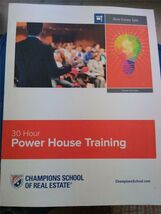30 Hour Power House Training 2017 Champions School Of Real Estate Texas ... - $18.97
