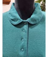 Charter Club Women&#39;s Green Polyester Collared Long Sleeve Pullover Sweat... - $38.29 CAD