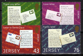 ZAYIX Jersey 1302-1305 MNH Letters Stamps on Stamps 101623SM12M - £4.43 GBP