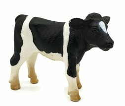 2000 Schleich PVC Figure Animal Barn Farm Hereford Cow Calf - £7.82 GBP