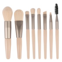8PCS Makeup Brushes Set Eye Shadow Foundation Women Cosmetic Brush Eyeshadow Blu - £20.59 GBP