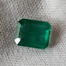 Emerald, Octagon Facet, 3.73 Cts., Emerald Octagon, Emeralds, Octagon, Zambian E - £1,583.89 GBP