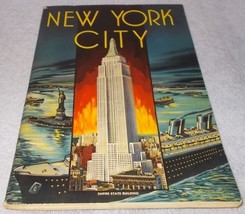 Views of Beautiful New York City Souvenir Booklet World's Fair 1939 Curt Teich - £10.32 GBP