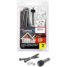 10 packages - Fastenmaster Fmctxt-ry50gn Cortex Trim Screws with Plug, Coated - $238.32