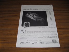 1945 Print Ad Fisher 53 Diesel Express Cruiser Detroit Submarine Signal ... - $17.81