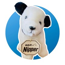 RCA Nipper Dog Plush Stuffed Animal 1985 Vintage Dakin 7&quot; with Tag - £11.78 GBP