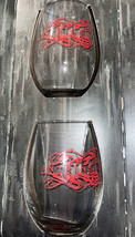 2 Limited Edition Stemless Wine Glass INTRINSIC Wine Company  4.5&quot; - £9.01 GBP