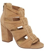 NIB Splendid  Nando Block Heel Suede Sandals Light Oak Size 8.5 - $1,130.94 MXN