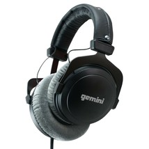 Gemini - DJX-1000 - Professional DJ Studio Reference Headphones - Black - £39.07 GBP