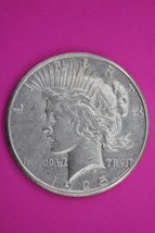 High Grade 1925 S Liberty Peace Silver Dollar San Francisco Mint Nice Luster 201 - $81.80