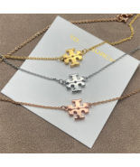 Tory Burch 18KGold letter Necklace,Minimalist Gift,Gorgeous Jewelry,Gift... - $39.99