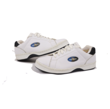 Vintage 90s Nautica Crest II Mens 13 Spell Out Leather Sneakers Shoes White - £55.18 GBP