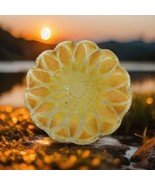 Georges Briard Yellow Daisy Glass Trinket Vanity Ring 4 1/4&quot; Dish MCM Da... - €9,40 EUR