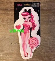 Sugar Doll Sexy Girl Decal Sticker By Fluff Vintage 1950s Mid Century Art Deco - $4.99