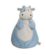 Baby Gear Plush Lovey Cow Blue and White Security Blanket Toy 2012 15&quot; - $12.44 CAD