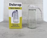 Duluvop Glass Spice Shakers with Adjustable Pour Lid Kitchen Cruets - $9.89