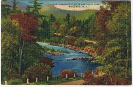 New Hampshire Postcard Ammonoosuc River &amp; Sugar Loafs White Mountains - $2.96