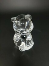Fenton Art Glass Bear December Birthstone Blue Zircon Heart Figurine Pap... - $11.83