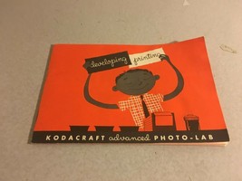 Kodacraft Advanced Developing Photo Lab Kodak Camera Instructions Manual - £7.81 GBP