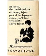 1967 Tokyo Hilton Hotel Advertisement Vintage Japan Travel Vacation F6M - $19.99