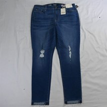 NEW ANA 16 High Rise Jegging Light Wash Destroyed Stretch Denim Jeans - £11.47 GBP