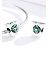 Starbucks Coffe mug simil pandora charms,Starbucks charm for pandora, co... - $468.88 MXN