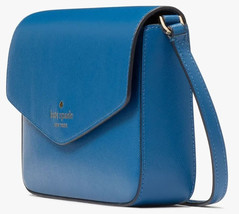 Kate Spade Sadie Envelope Crossbody Bag Blue Leather K7378 Purse NWT $279 FS - £78.93 GBP