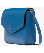 Kate Spade Sadie Envelope Crossbody Bag Blue Leather K7378 Purse NWT $27... - £77.83 GBP