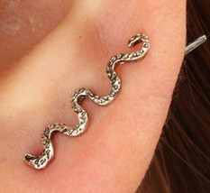 Snake ear climber earrings - $11.88