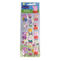 Bubble Sticker Sheets 3pcs - Peppa Pig Puf - £23.77 GBP