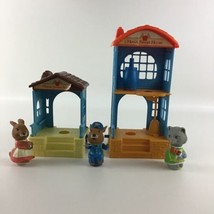 Hub Bubs Happy Hollow Preschool Playset Animal Figures Vintage 1975 Mattel Toy - £35.26 GBP
