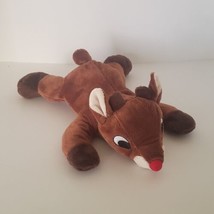 Rudolph The Red Nosed Reindeer 12&quot;  Dan Dee Collectors Choice Plush Laying Down - $11.95