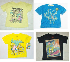 Nickelodeon Spongebob Squarepants Toddler Boys Various T-Shirts &amp; Sizes NWT - £7.15 GBP