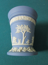 Wedgwood England Jasperware Greek Decor Vase 4 1/4&quot; - £96.80 GBP