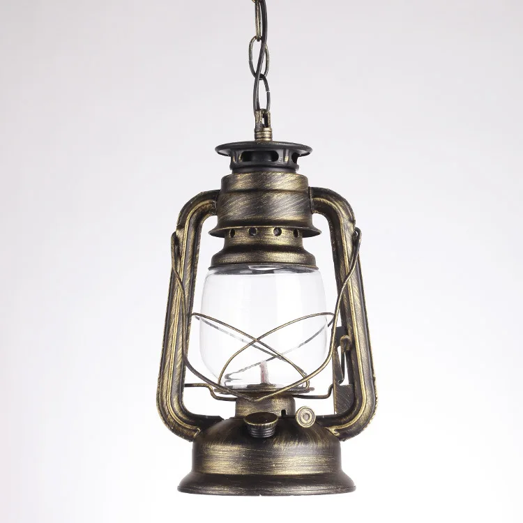 Vintage  lamp old-fashioned kerosene lamp industry wind coffee shop hotel decora - £169.02 GBP