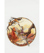 Gatherer - Original Art, Colour Pencil Fantasy Fairy Bird Drawing - £63.20 GBP