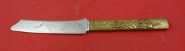 Kozuka by Gorham Sterling Silver Fish Knife BC brass handle w/ Horse 8&quot; - £226.07 GBP