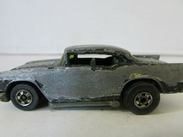 MATTEL 1976 HOT WHEELS &#39;57 CHEVY GREY BLACK W/GREEN INTERIOR SEE PICS   H2 - $3.70