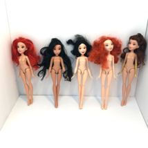 Disney Princess Lot Of 5 Hasbro Fashion Dolls Snow White Ariel Belle READ - $11.99