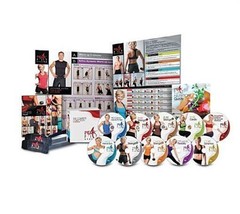 Peak Fit Challenge System 10 Dvd Set &amp; Band Michelle Dozois Workout Exercise New - £45.82 GBP