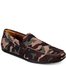 Alfani Mens Bromley Suede Drivers Camo 8.5 - $53.98