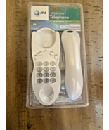 AT&amp;T 146 Design Line Desk/Wall Mount Telephone White Hearing Aid Compati... - €25,72 EUR