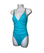 Blue Rod Beattie One piece BLUE swimsuit size 6 NEW - $151.55 CAD