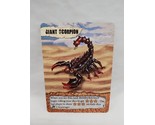 Remnants Giant Scorpion Board Game Promo Card - £6.97 GBP
