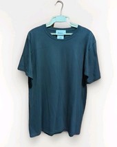 Joyce Black Tee Top Womens Size Medium Short Sleeves USA - $7.91