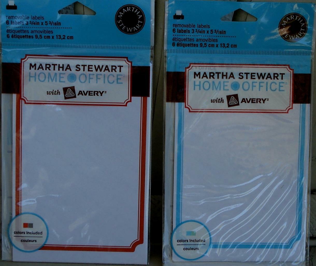 Martha Stewart Home Office Removable Labels - VARIOUS - BRAND NEW IN PAC... - $5.99