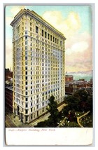 Empire Building New York City Ny Nyc Unp Udb Postcard U20 - $3.51